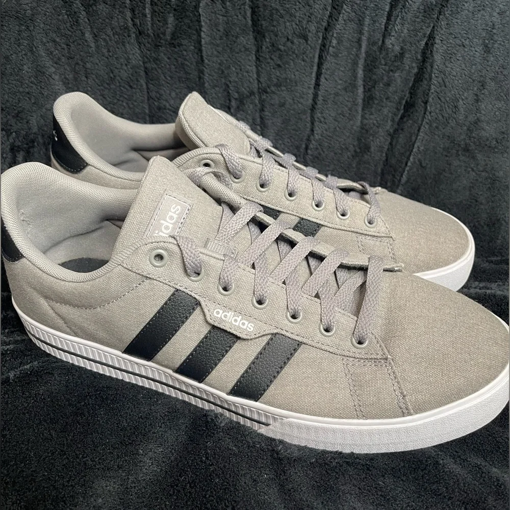 adidas Gray and Black Sneakers - Picture 1 of 14